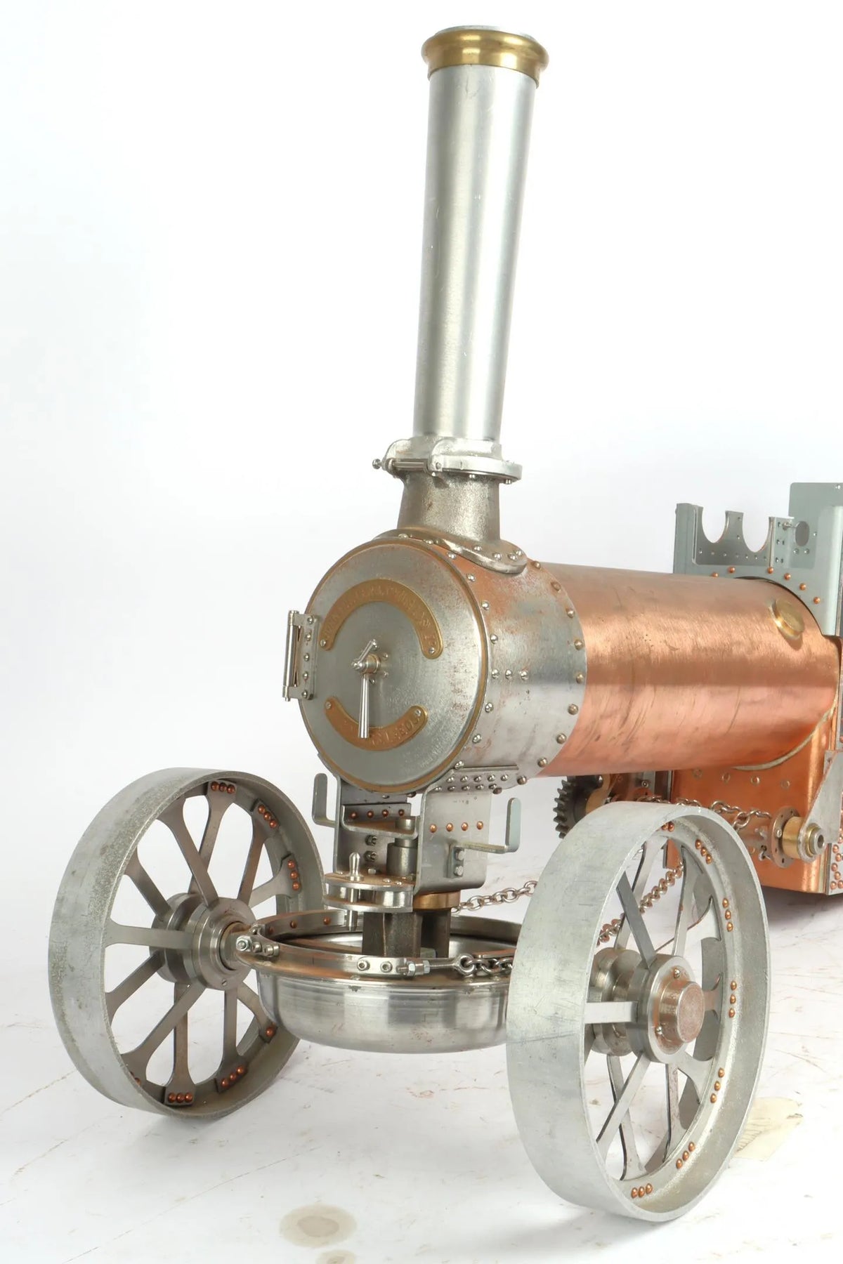 2 inch scale part-built Fowler A7 with commercial boiler