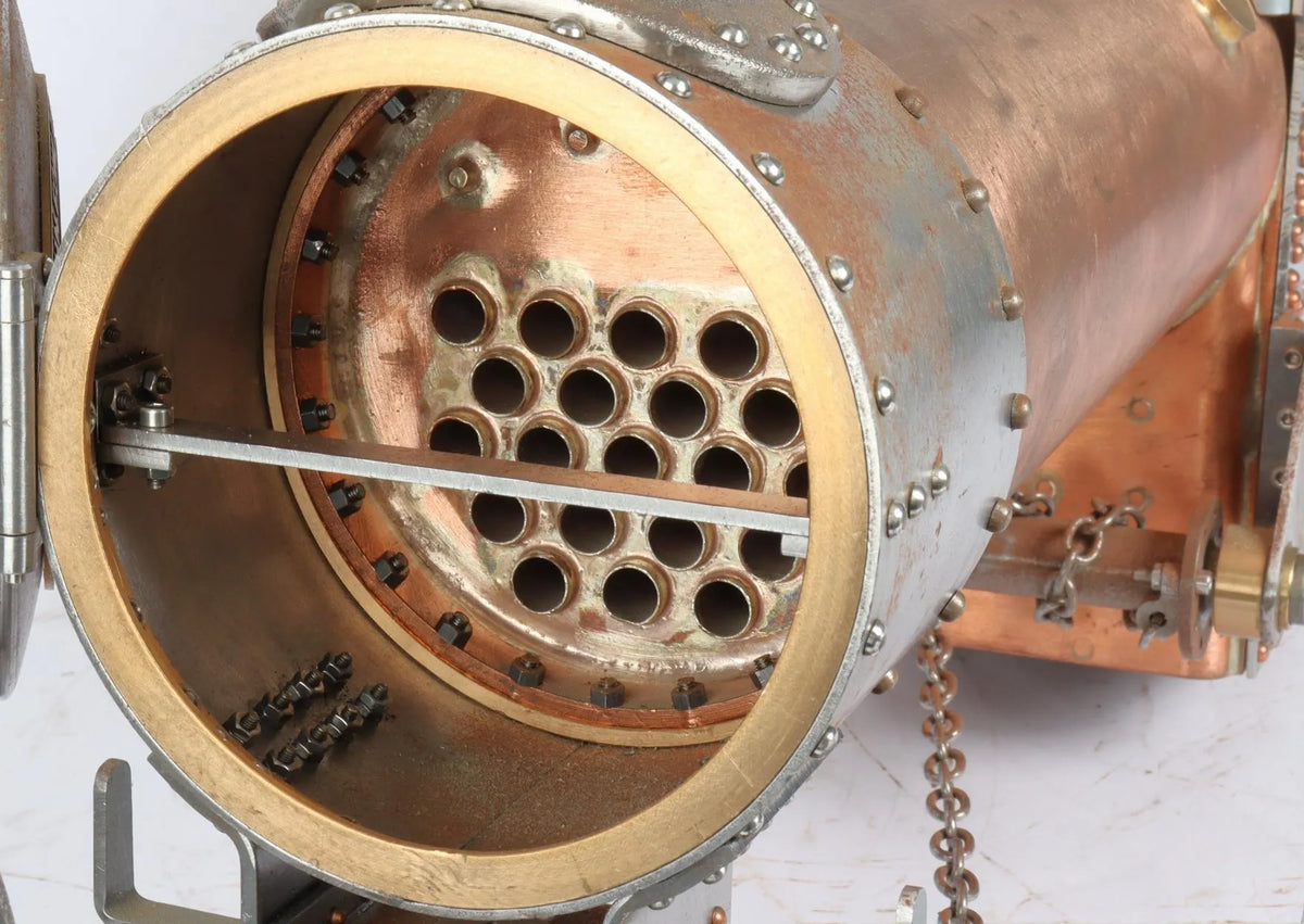 2 inch scale part-built Fowler A7 with commercial boiler