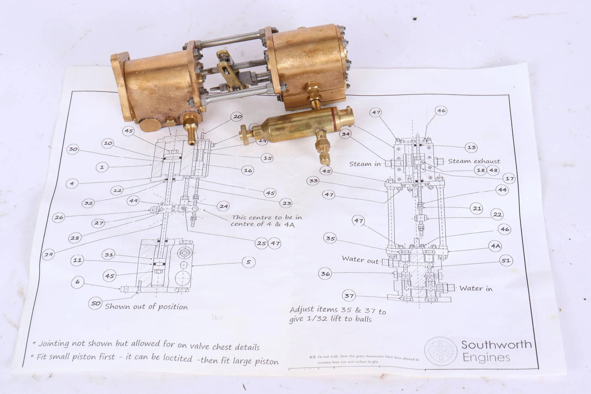6 inch Southworth boiler feed pump