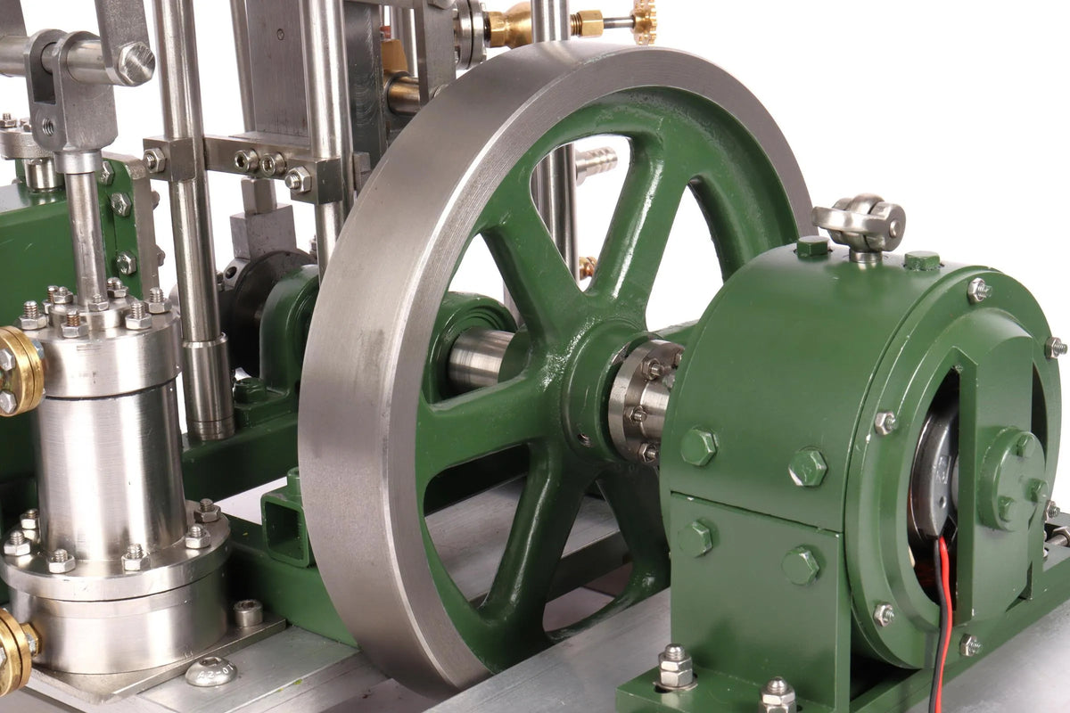 Vertical tandem compound engine