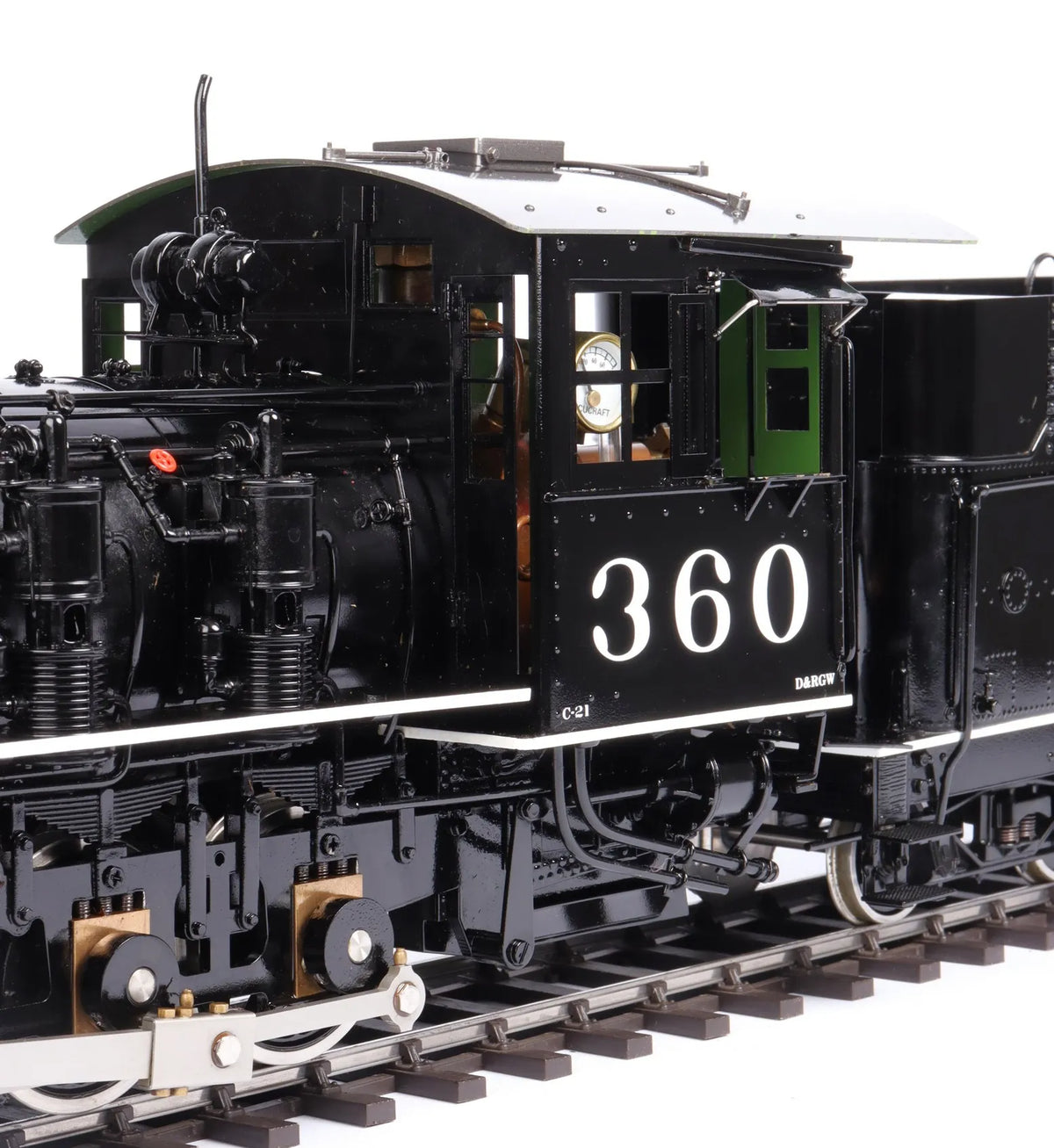 45mm narrow gauge Accucraft D&RGW C-21 2-8-0