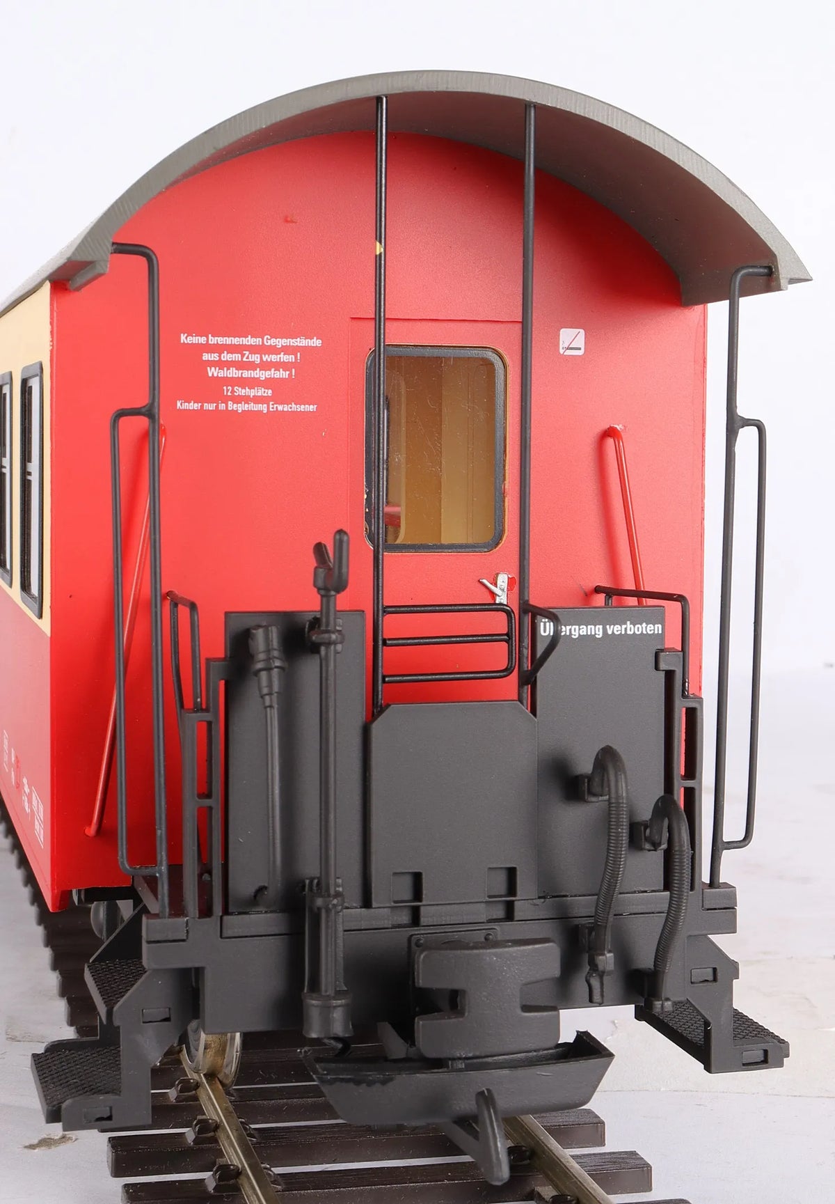 Rake of four LGB HSB coaches