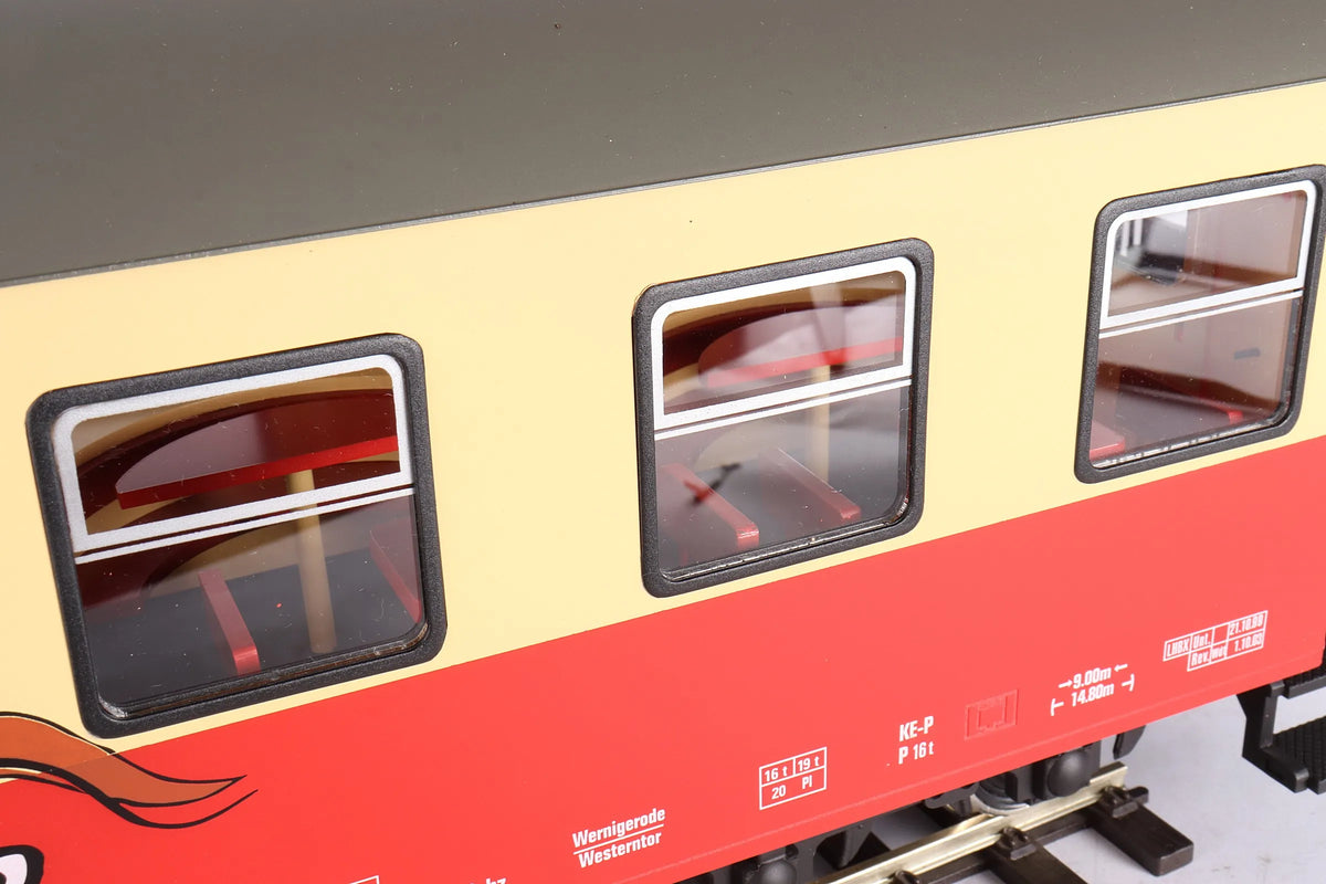 Rake of four LGB HSB coaches
