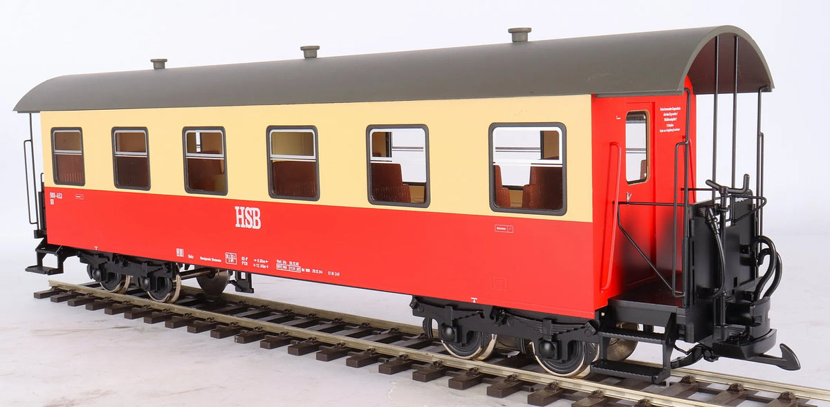 Rake of four LGB HSB coaches