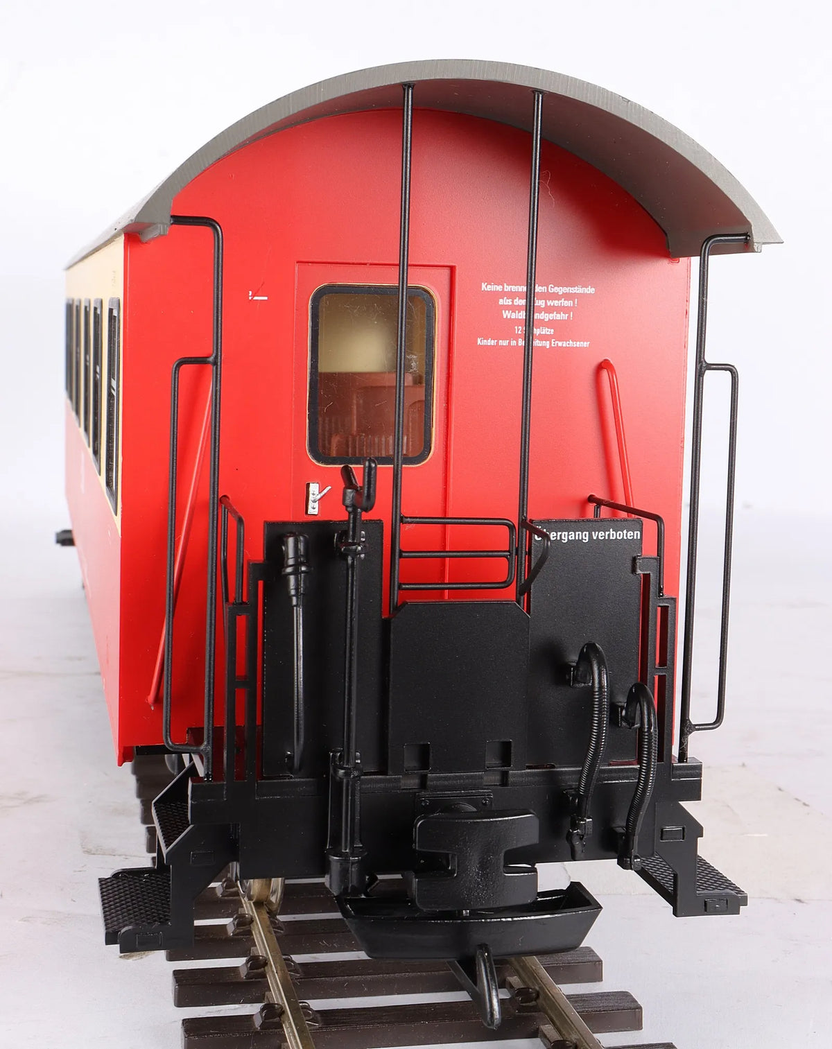 Rake of four LGB HSB coaches