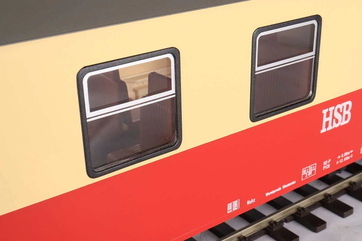 Rake of four LGB HSB coaches
