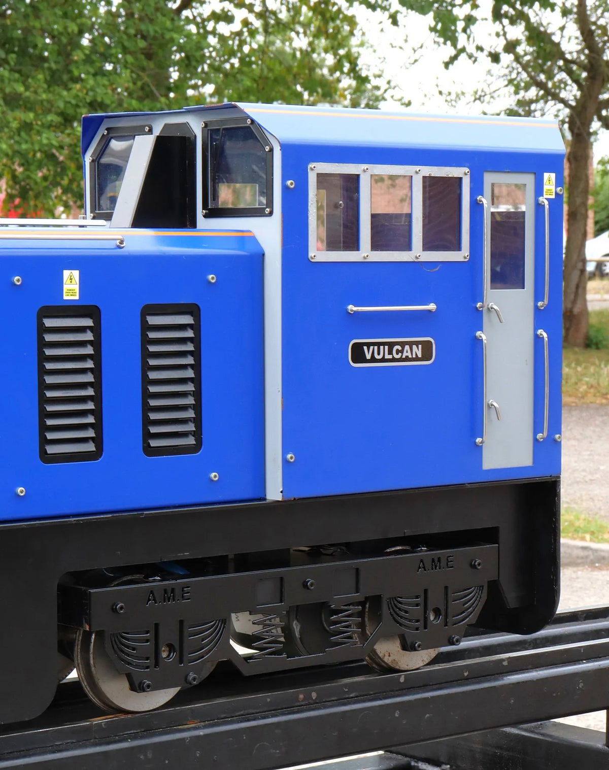 5 inch gauge AME Vulcan 4 battery electric