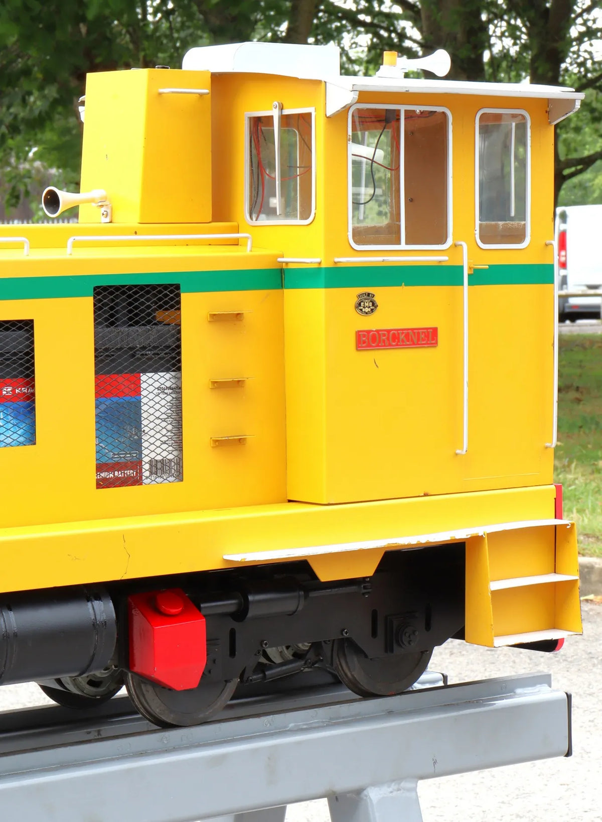 5 inch gauge Maxitrak Baldwin battery electric shunter