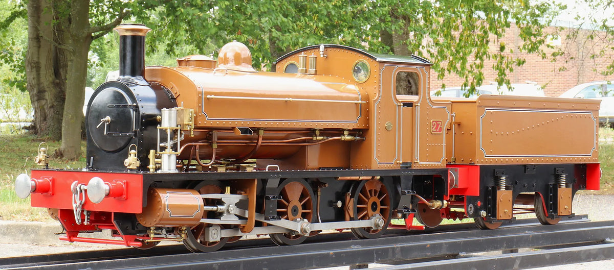 7 1/4 inch gauge "Holmside" 0-6-0ST with tender