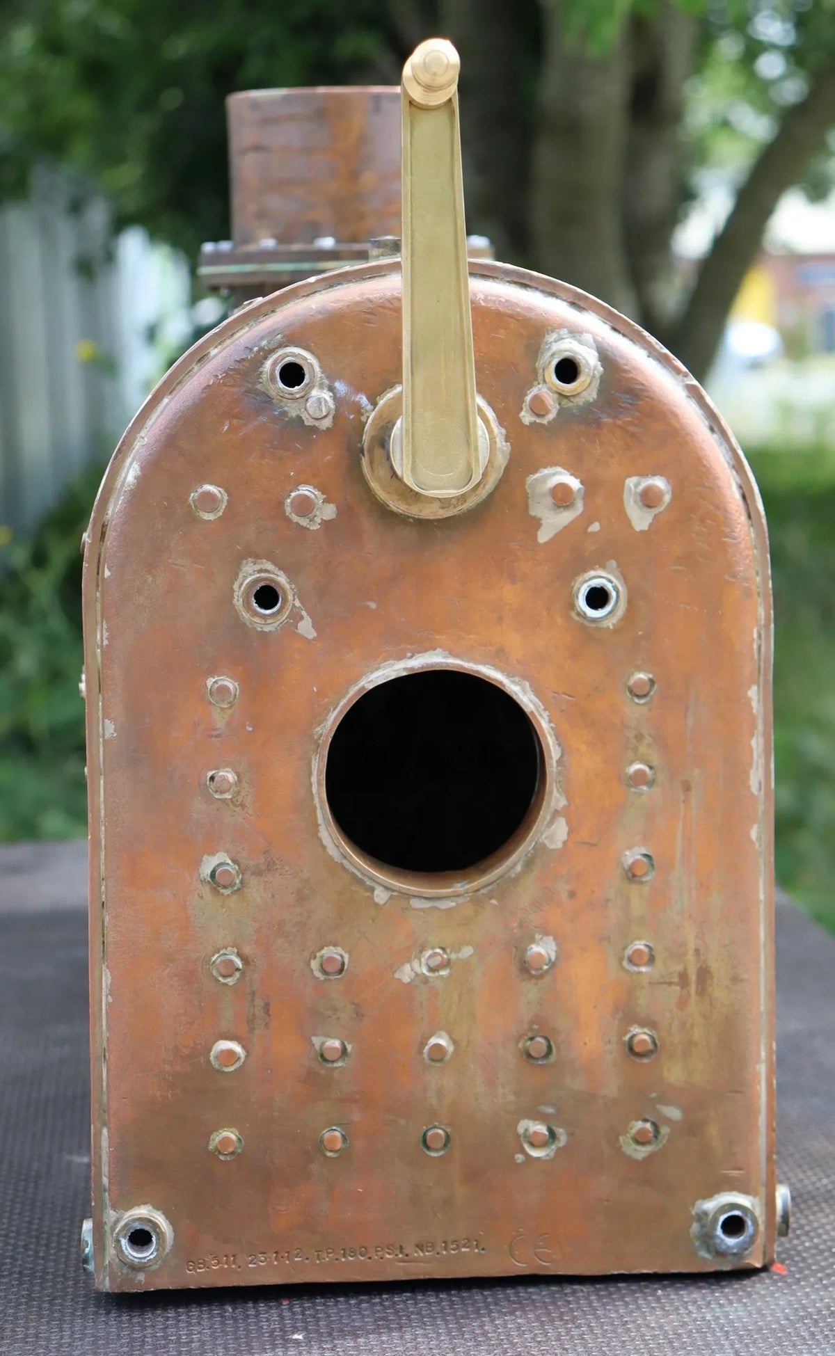 4 inch scale Hunslet boiler