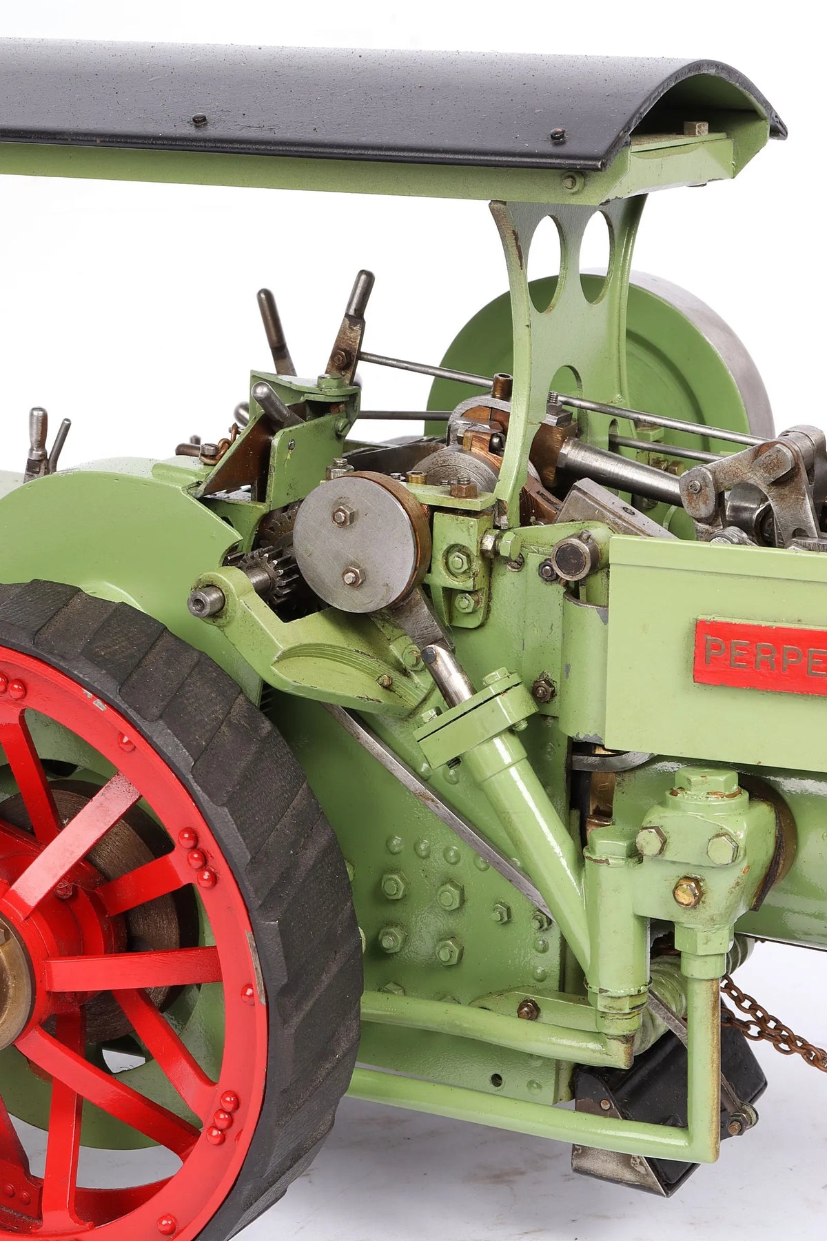 3/4 inch scale road locomotive with low loader