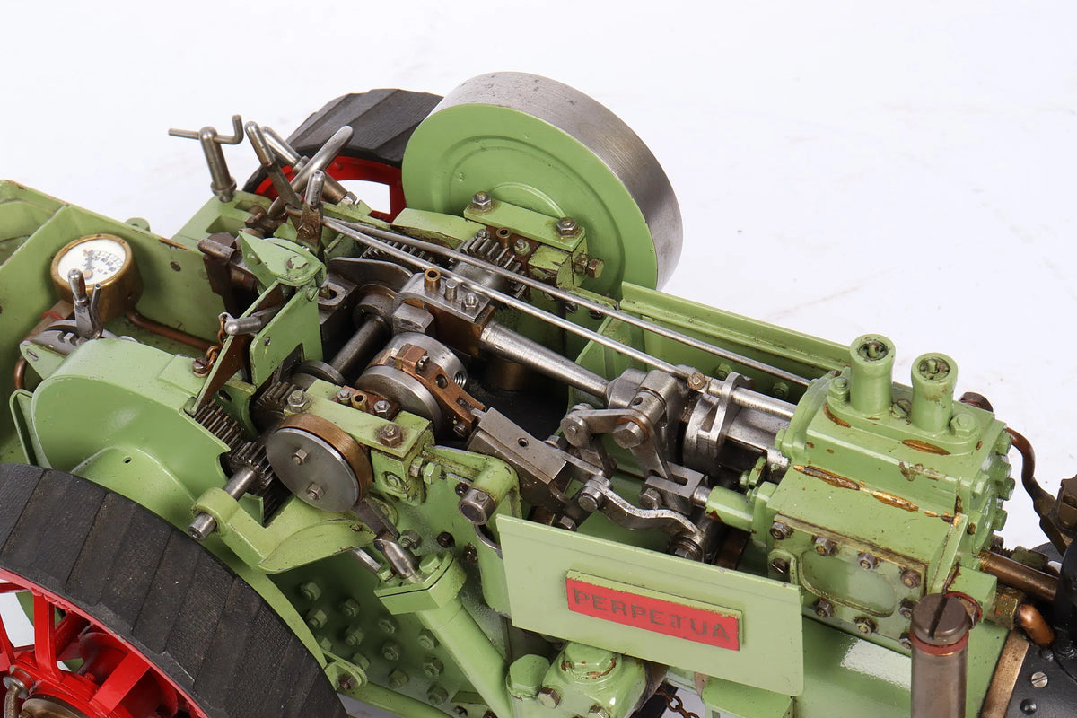 3/4 inch scale road locomotive with low loader