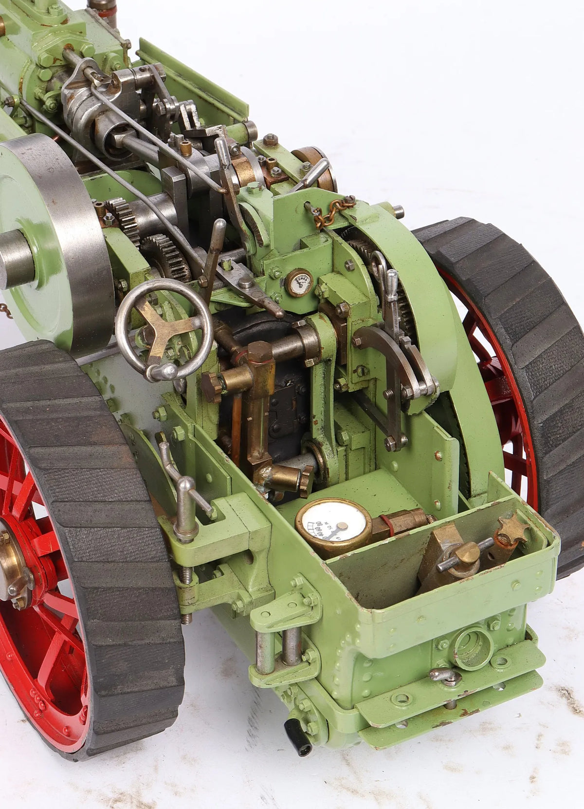 3/4 inch scale road locomotive with low loader