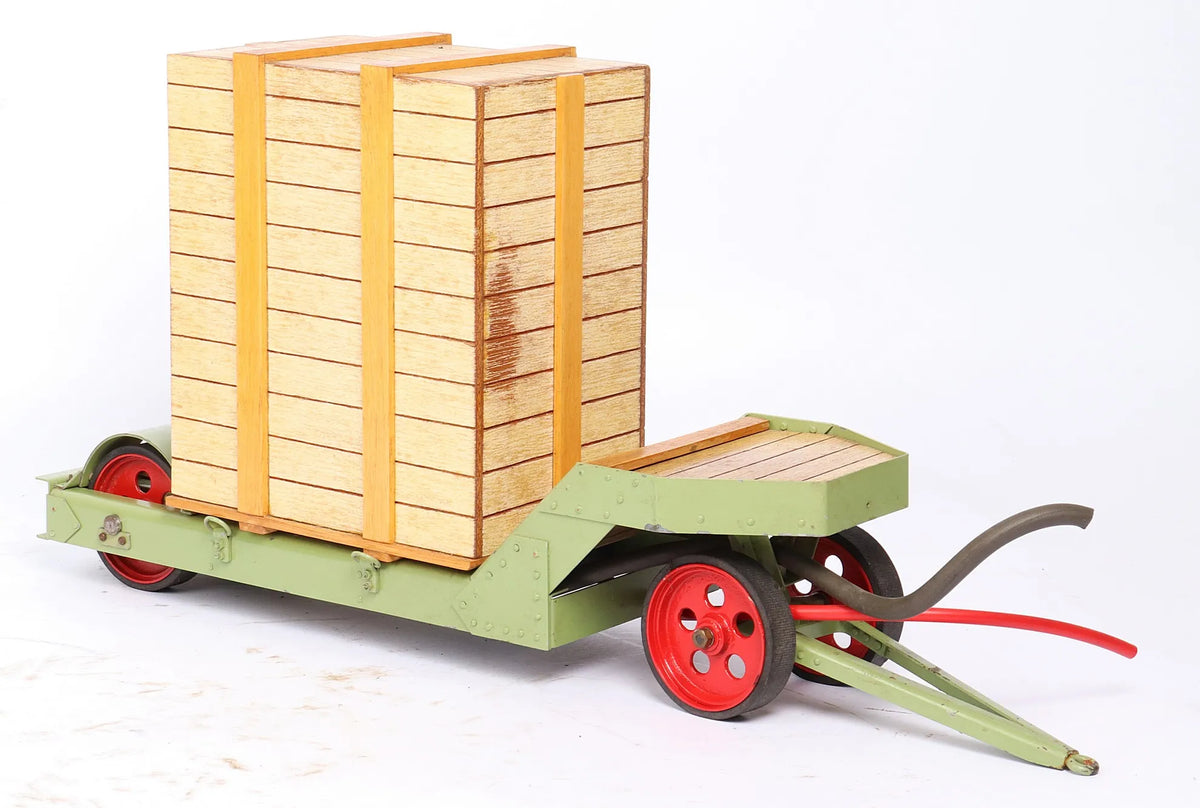 3/4 inch scale road locomotive with low loader