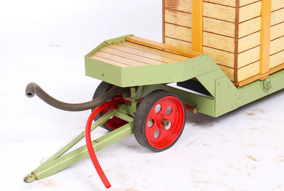 3/4 inch scale road locomotive with low loader