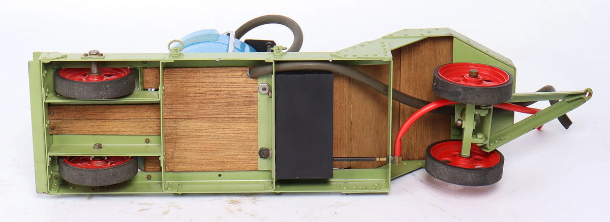 3/4 inch scale road locomotive with low loader