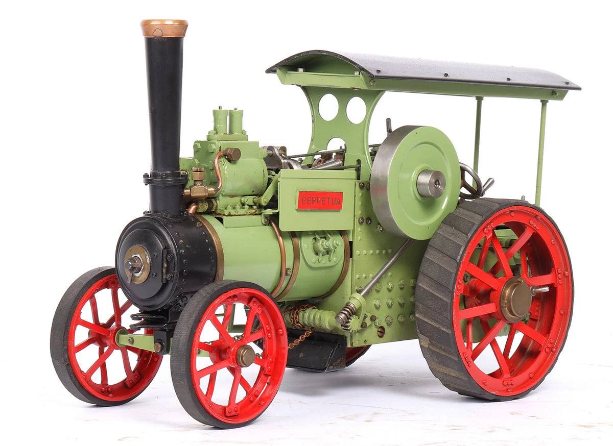 3/4 inch scale road locomotive with low loader