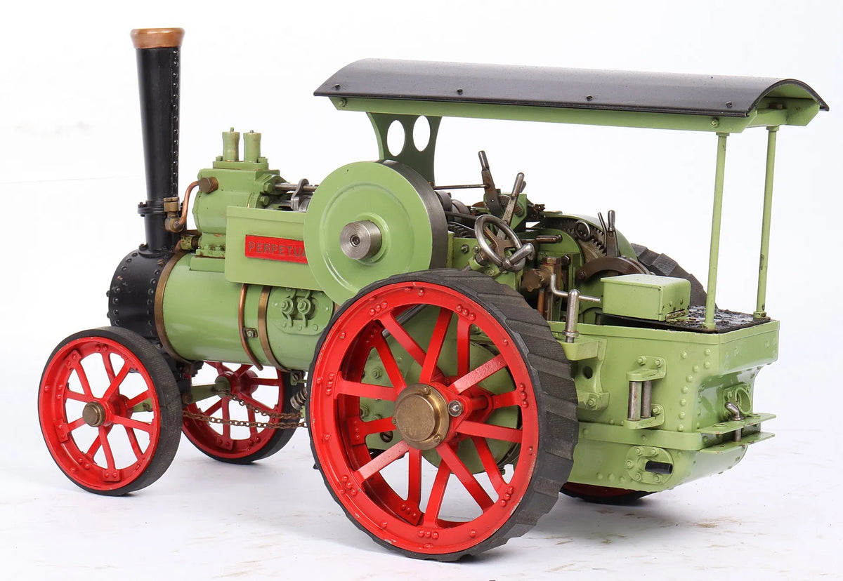 3/4 inch scale road locomotive with low loader