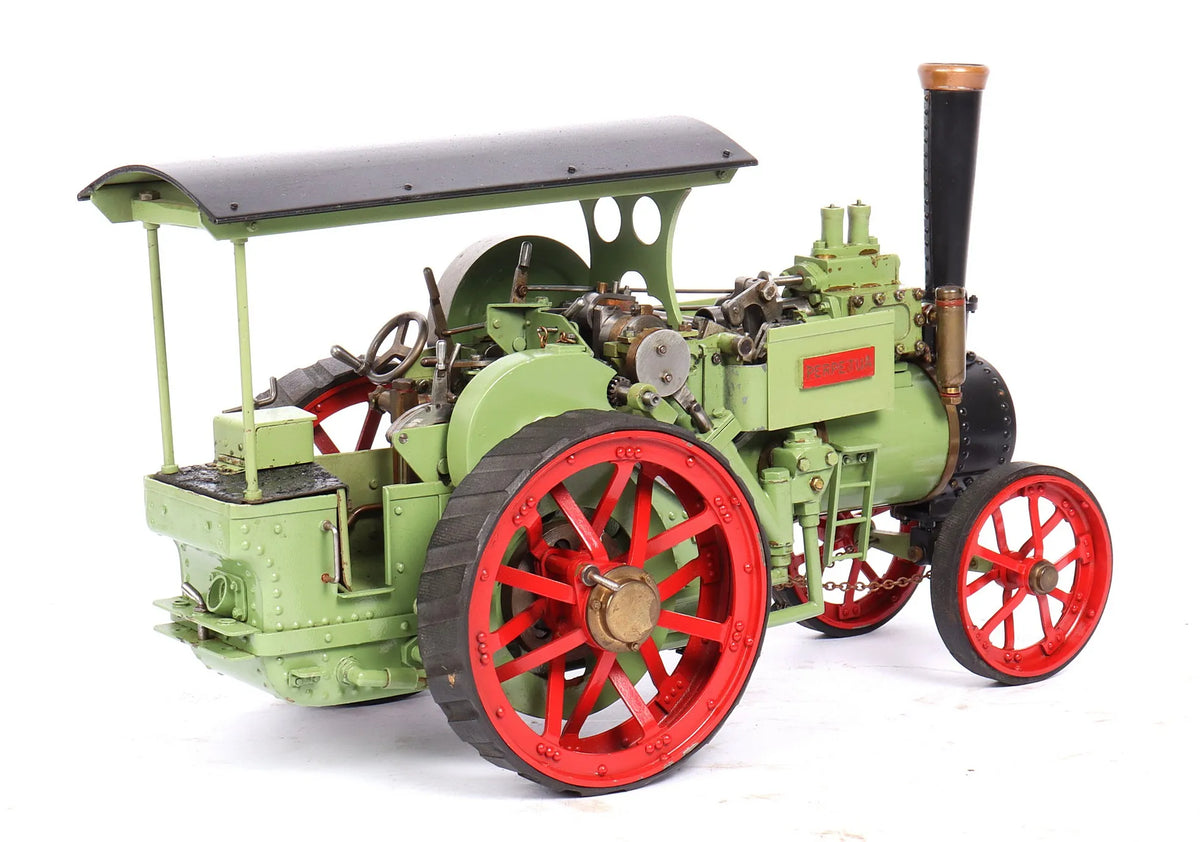3/4 inch scale road locomotive with low loader