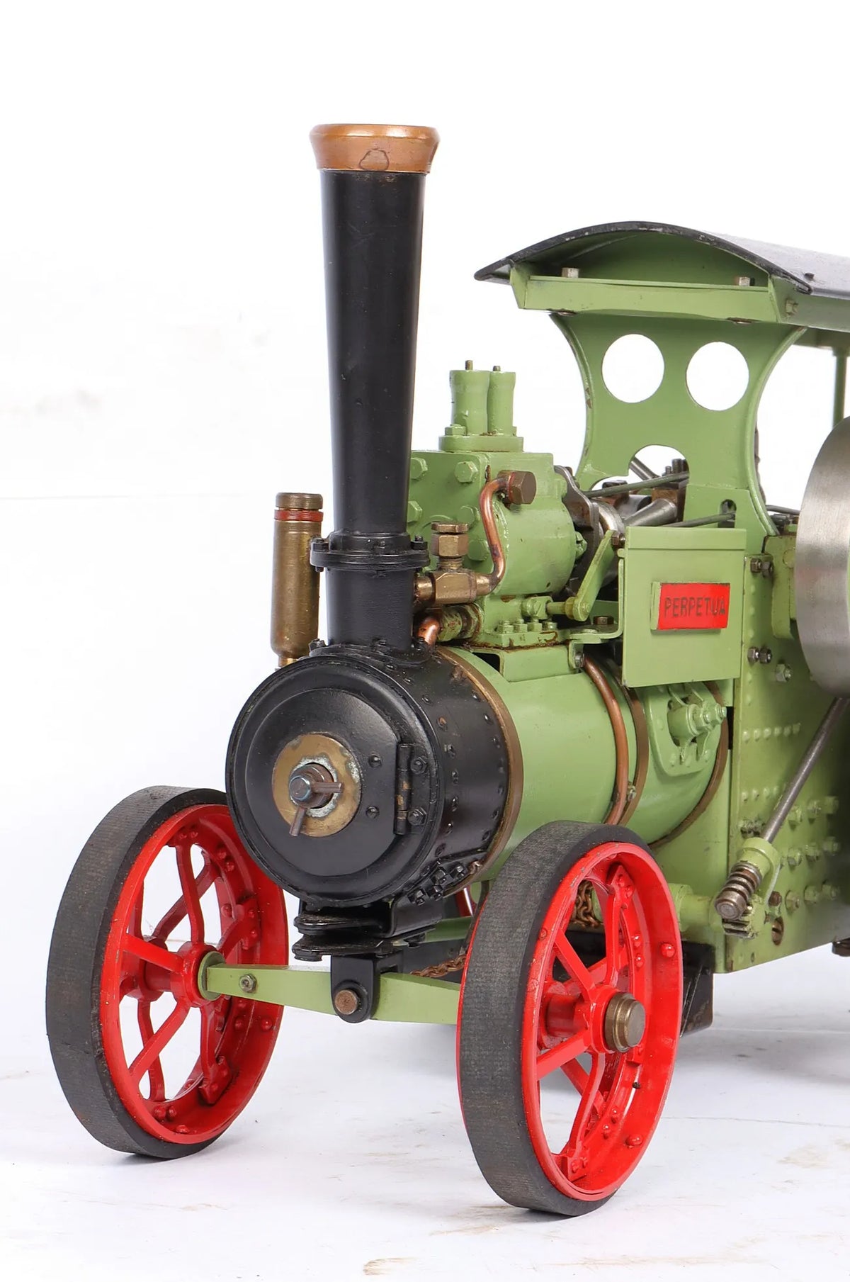 3/4 inch scale road locomotive with low loader