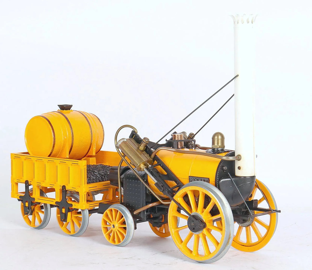 3 1/2 inch gauge Hornby "Rocket" with coach & track