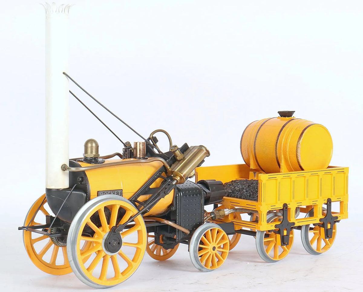 3 1/2 inch gauge Hornby "Rocket" with coach & track