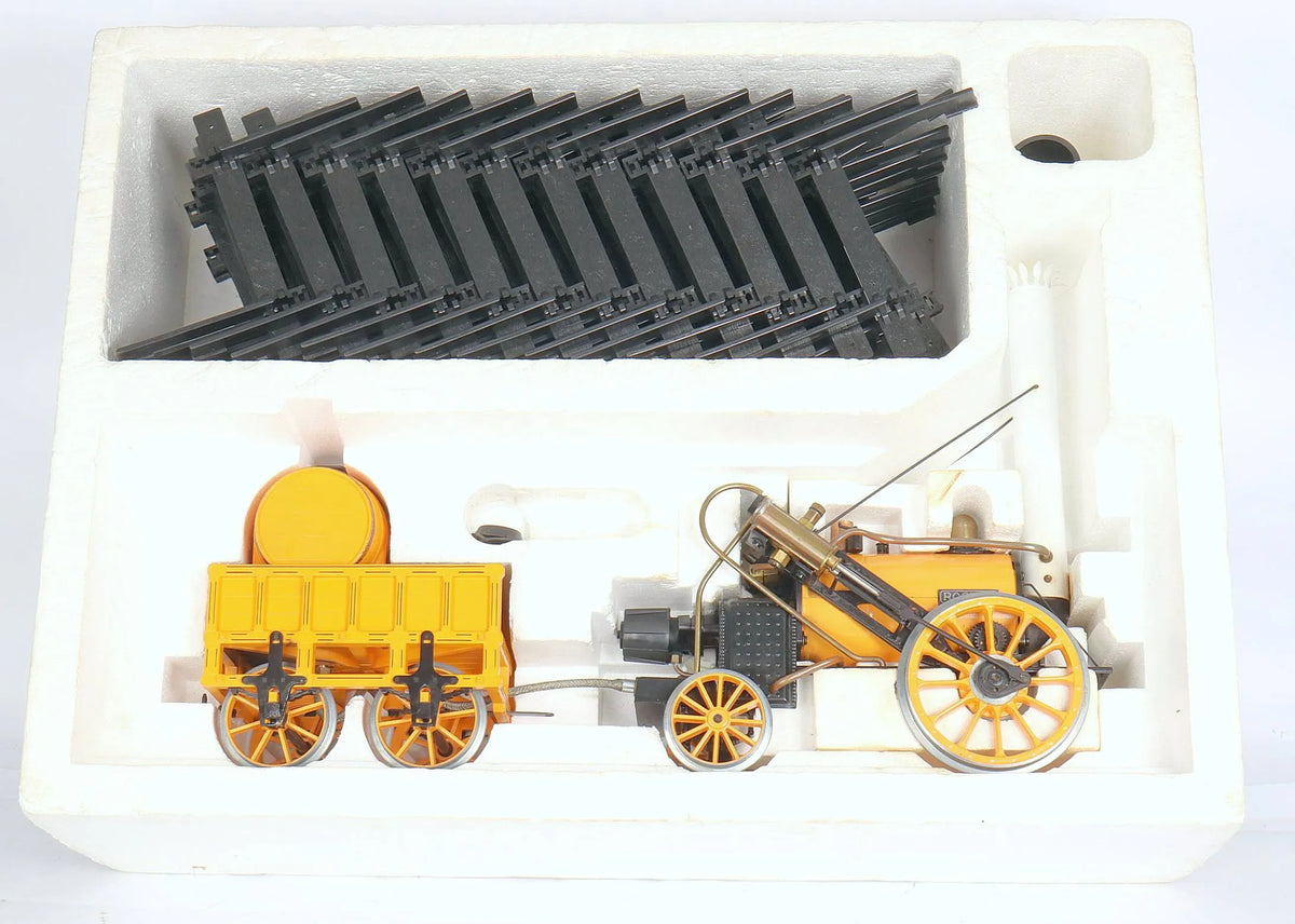 3 1/2 inch gauge Hornby "Rocket" with coach & track