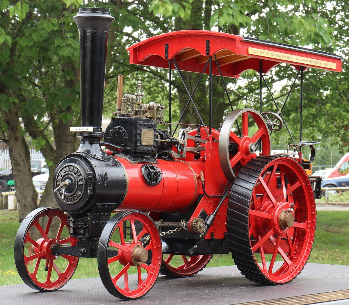 2 inch scale Burrell Gold Medal tractor