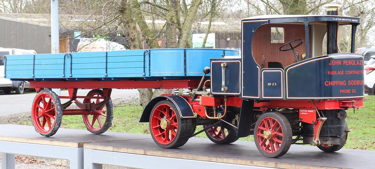 2 inch scale Clayton steam lorry
