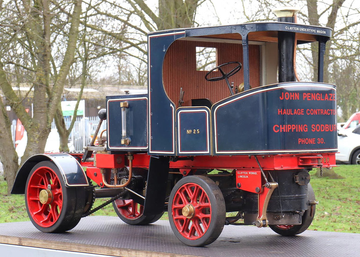 2 inch scale Clayton steam lorry