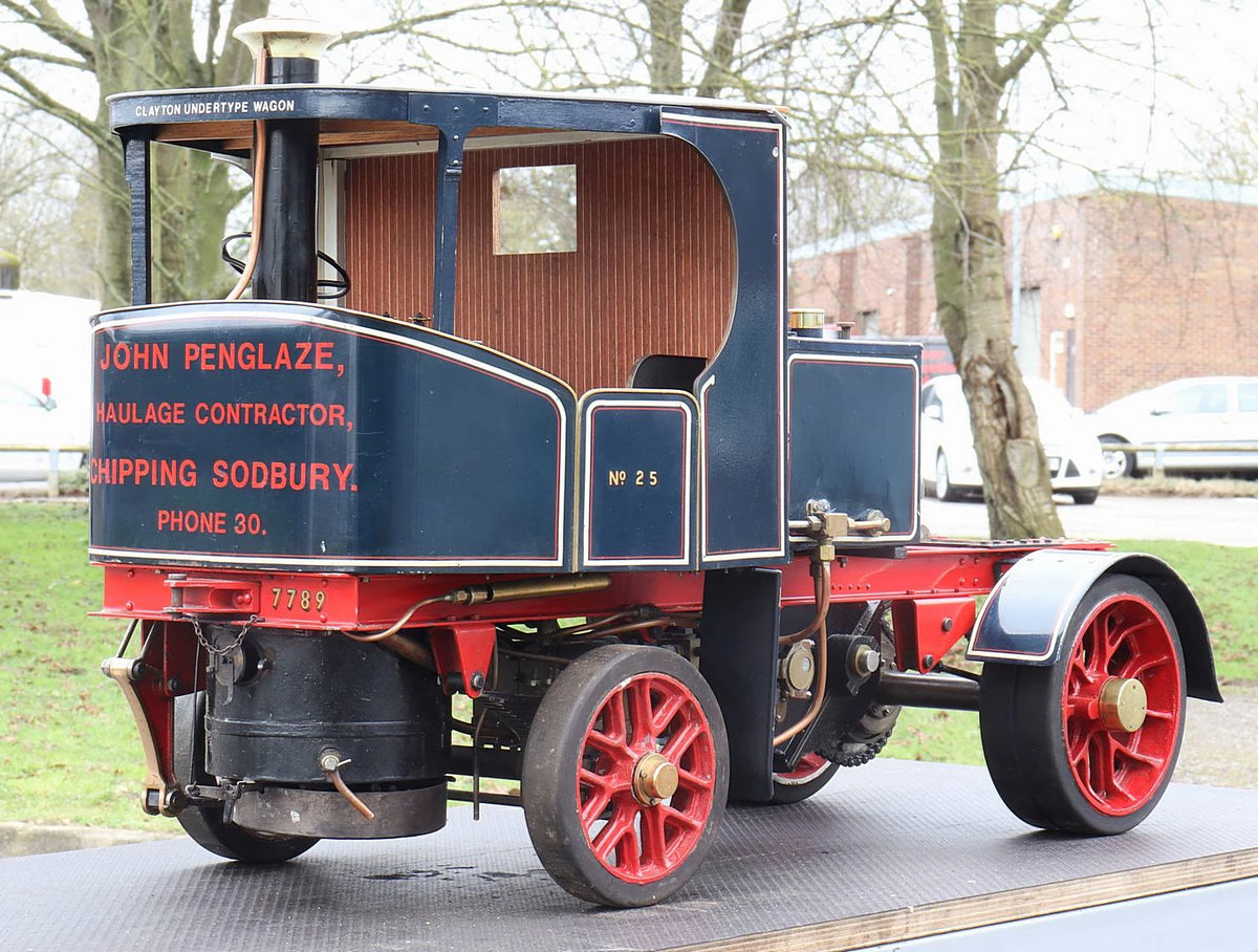 2 inch scale Clayton steam lorry