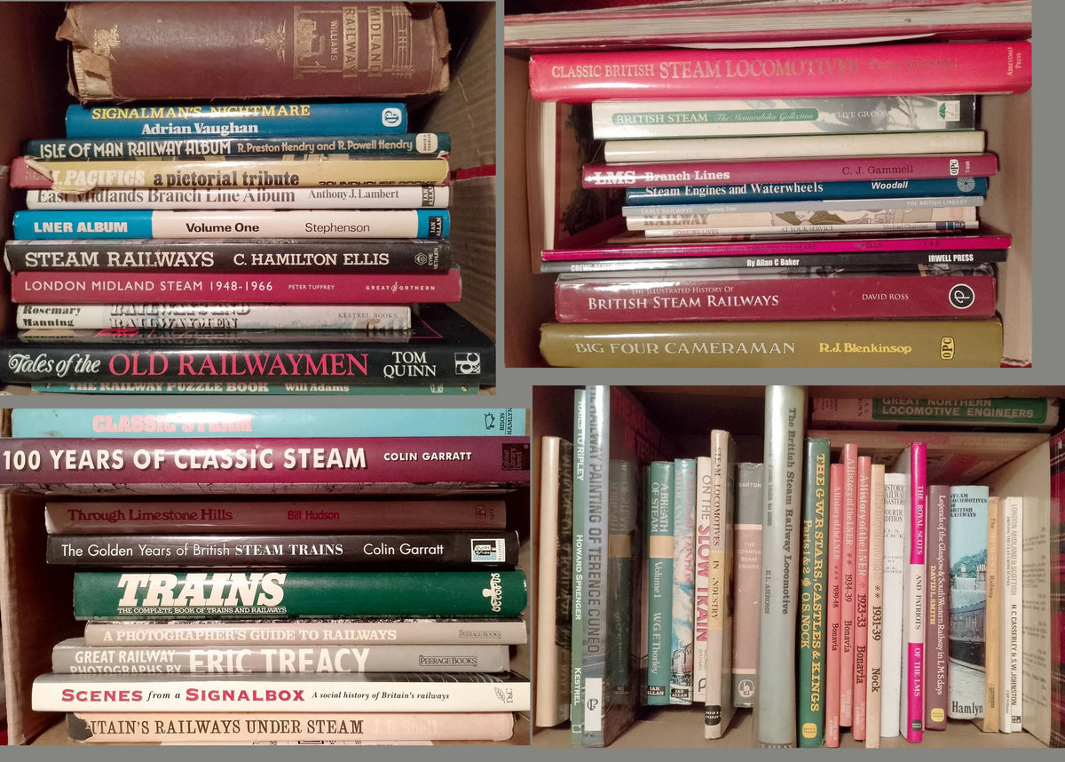 Large quantity railway-related books