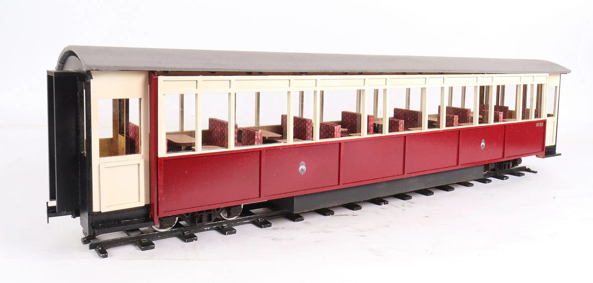 Set of five 32mm narrow gauge WHR&FR coaches