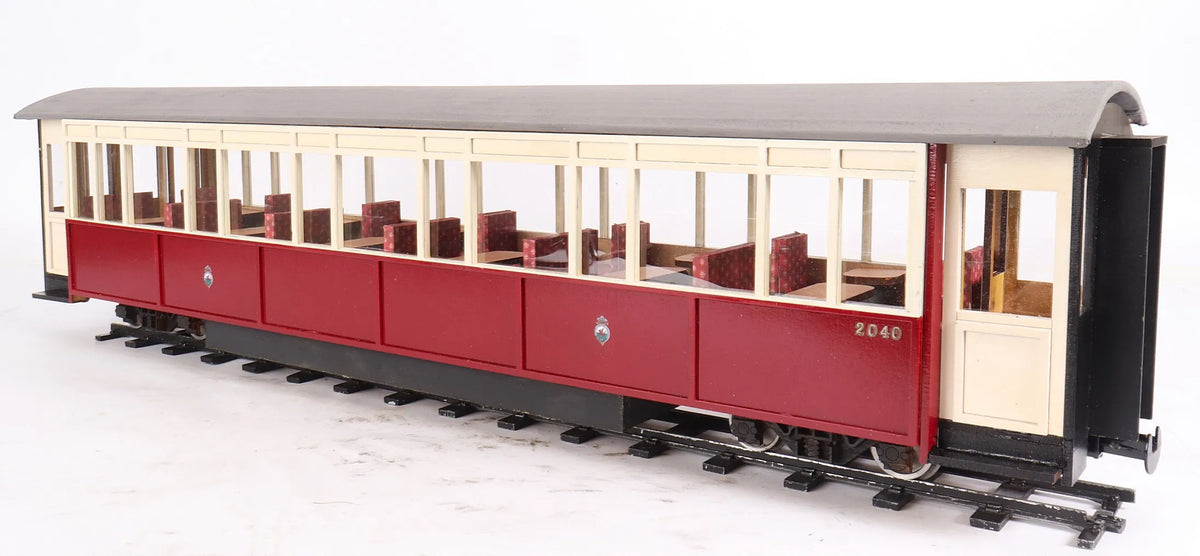 Set of five 32mm narrow gauge WHR&FR coaches