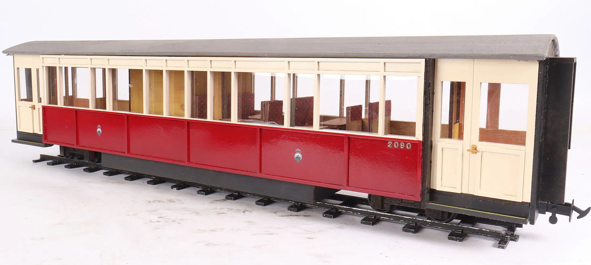 Set of five 32mm narrow gauge WHR&FR coaches