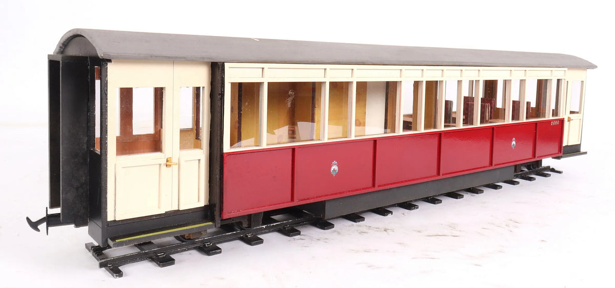 Set of five 32mm narrow gauge WHR&FR coaches