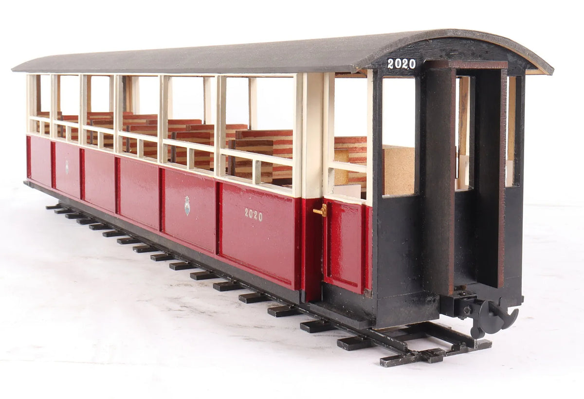 Set of five 32mm narrow gauge WHR&FR coaches