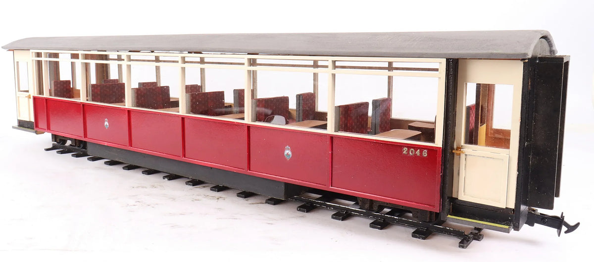 Set of five 32mm narrow gauge WHR&FR coaches