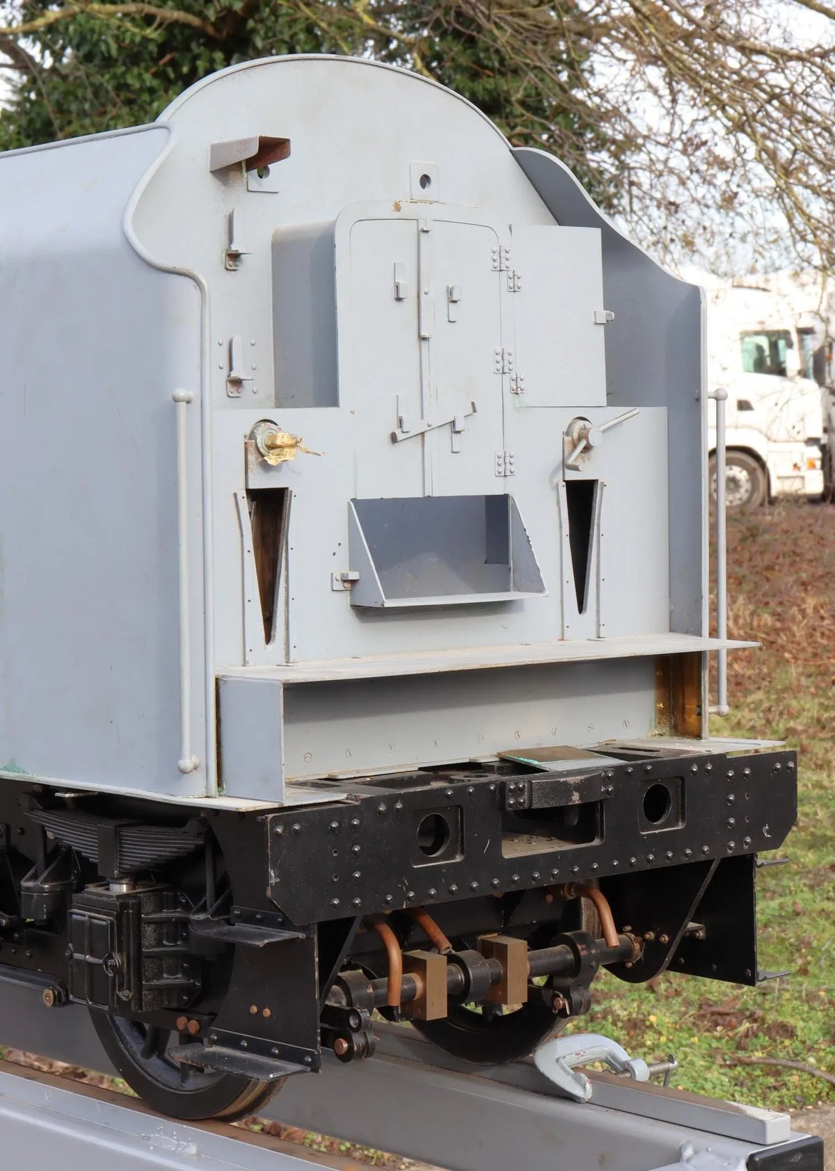 7 1/4 inch gauge LMS Duchess with commercial boiler