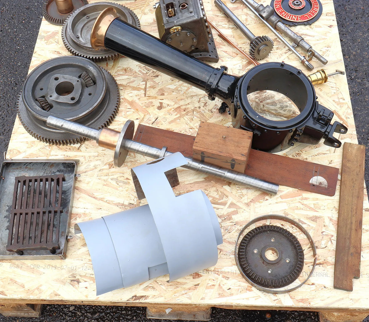 3 inch scale Burrell agricultural engine
