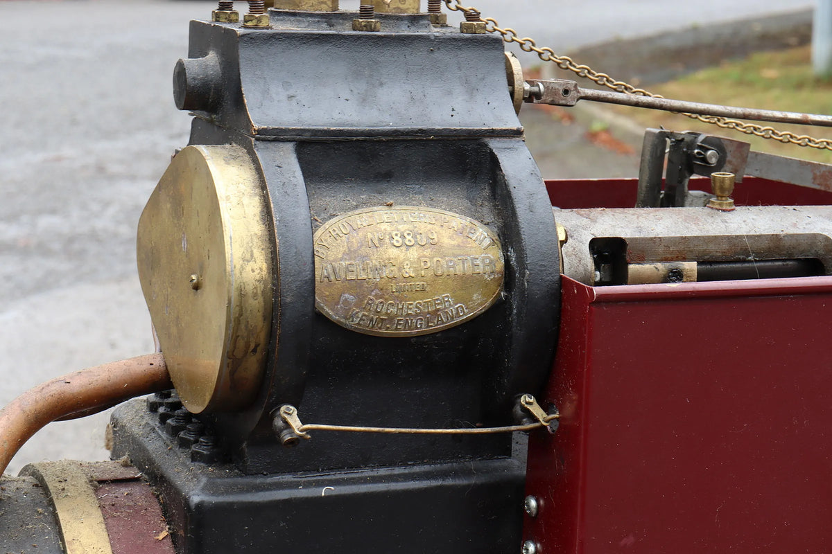 3 inch scale Aveling & Porter steam tractor