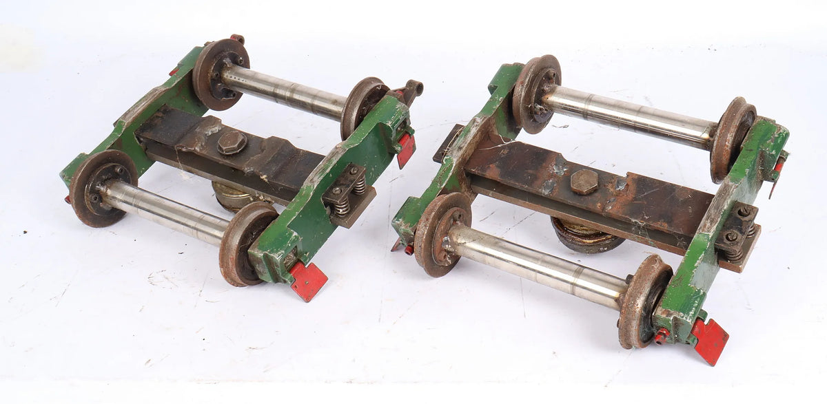 Pair 7 1/4 inch gauge bogies