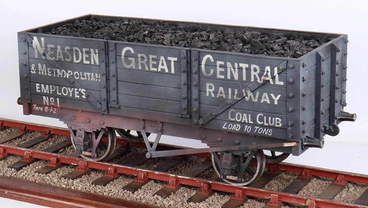 5 inch gauge private owner coal wagon