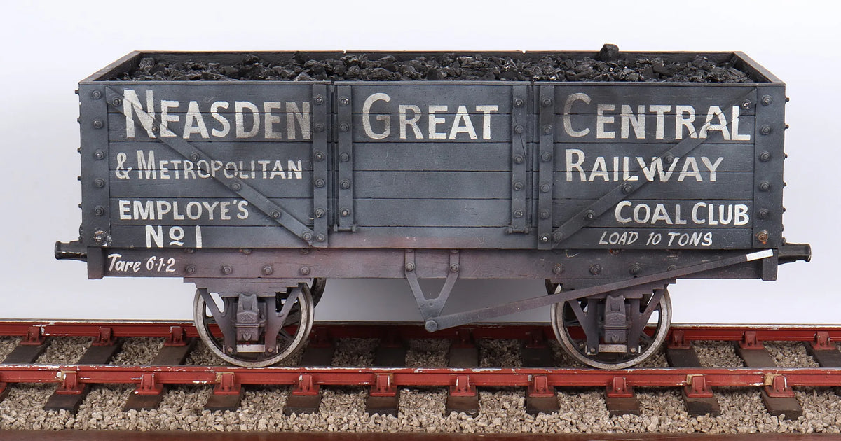 5 inch gauge private owner coal wagon