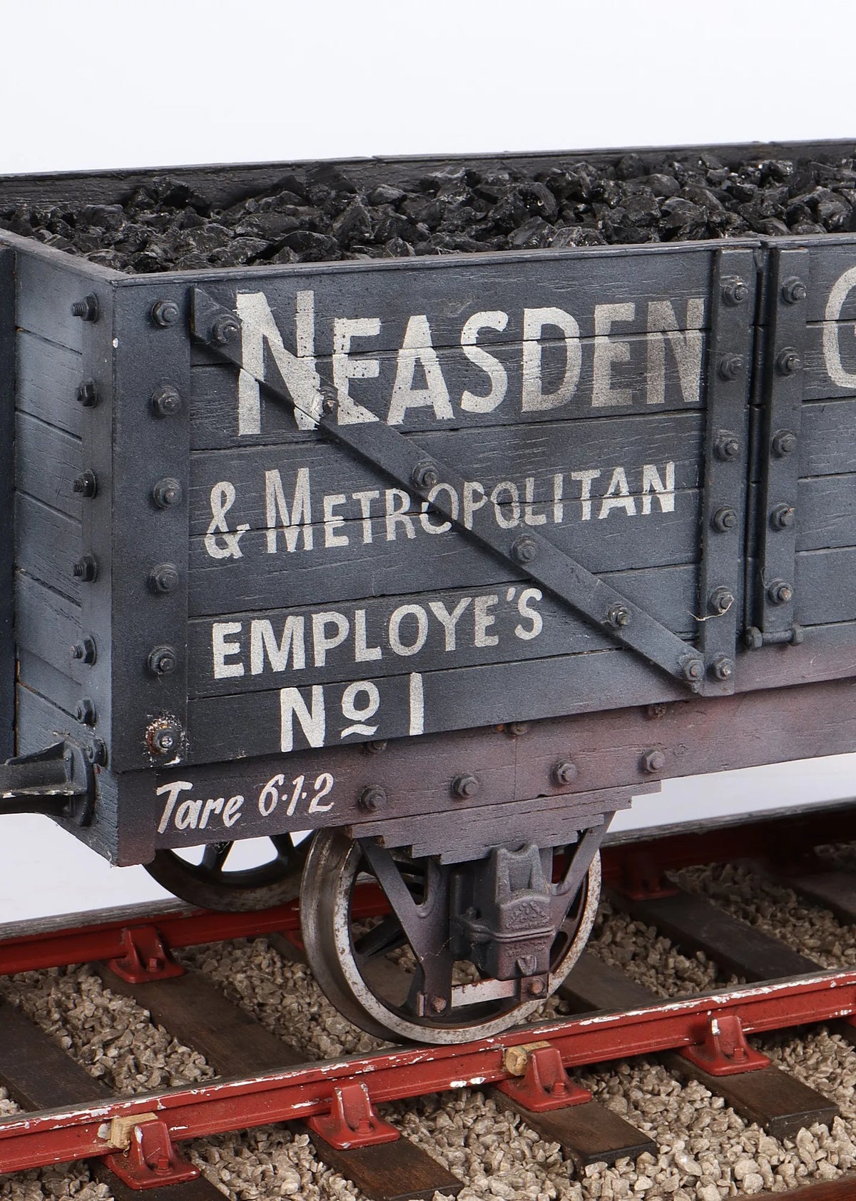 5 inch gauge private owner coal wagon