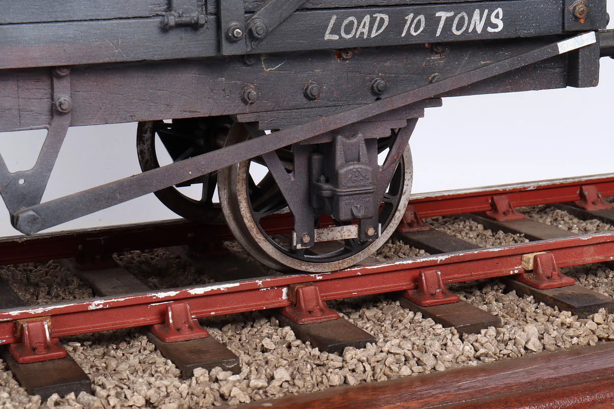 5 inch gauge private owner coal wagon