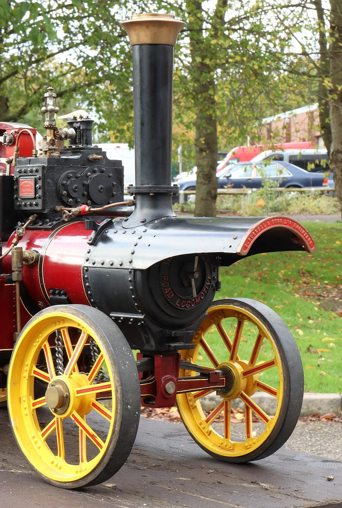 2 inch scale Burrell DCC Showmans Road Locomotive