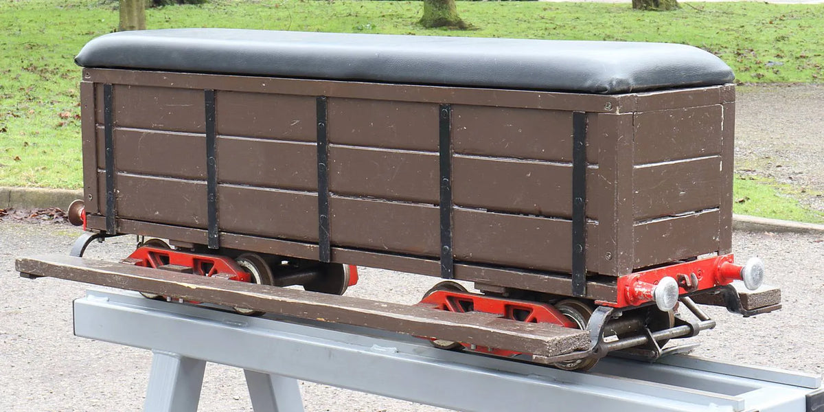 5 inch gauge bogie braked driving truck