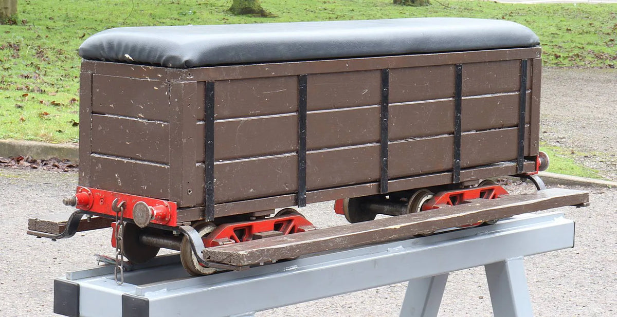 5 inch gauge bogie braked driving truck