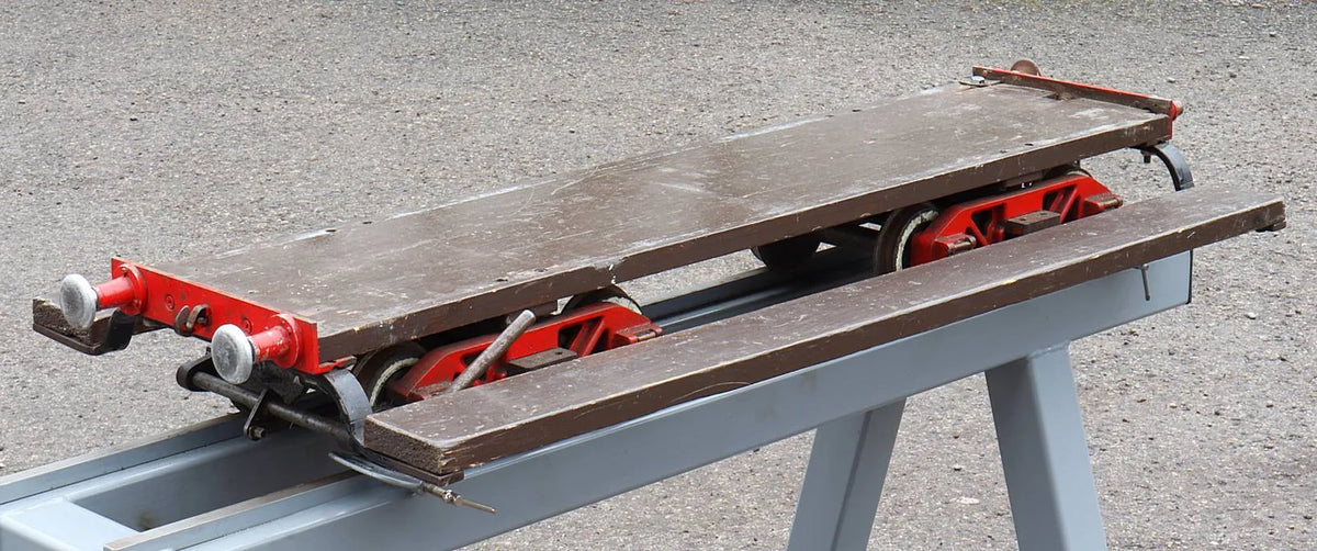 5 inch gauge bogie braked driving truck